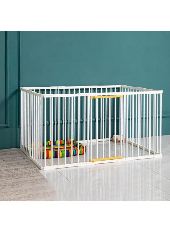 AIWANTO Square Pet Fence Panels, Modular Pet Playpen for Small Dogs, Puppies & Rabbits – Indoor & Outdoor Use - Image 1